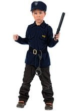Polizei Kinderkostüm dunkelblau
