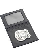 Polizei-Marke in Geldbeutel