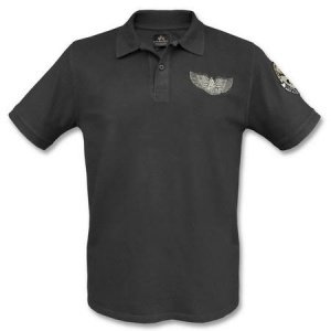 Polo Psycho Skull schwarz