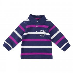 Poloshirt langarm  indigo