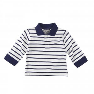 Poloshirt langarm  weiß