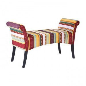 Polsterbank Orient rot