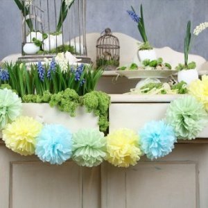 PomPom Girlande Easter Eggs