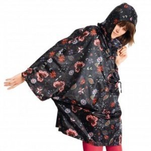 Poncho folklore schwarz