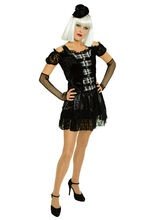 Poplady Burlesque Damen-Kostüm mit Hütch