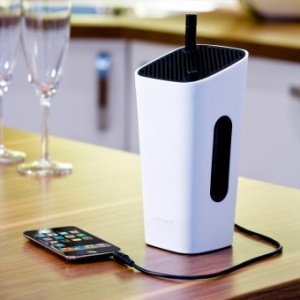 Portables Radio CuboGo schwarz/weiß