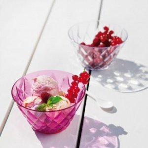 Portionsschale Crystal S transparent pin