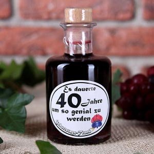 Portugieser Rotwein in Apothekerflasche 