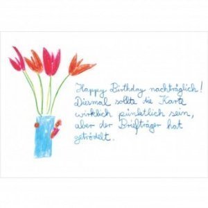 Postkarte Nachträglich