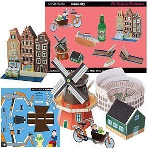 Postkarten-Bastel-Set ´Make City - Europ