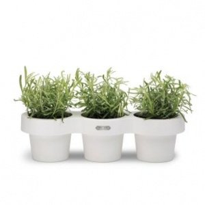 Pots Aufbewahrung weiß von Skagerak