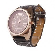 PREMIUM Classic Watch Armbanduhr Braun