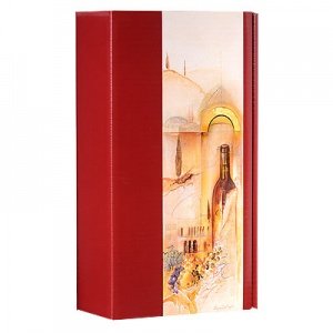 Präsentkarton Siena für 2 Flaschen Gesch