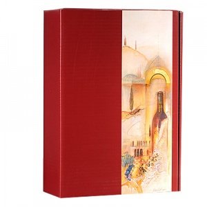 Präsentkarton Siena für 3 Flaschen Gesch