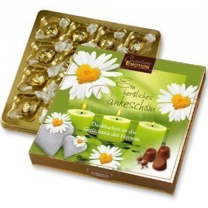 Pralinen Geschenk mit 16 Nougat Pralinen