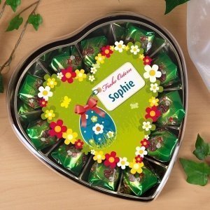 Pralinen mit Haselnusscreme zu Ostern in