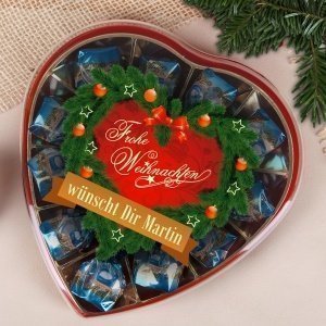 Pralinen mit Milchcreme *Frohe Weihnacht