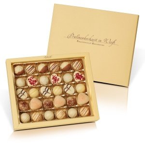 Pralinenhochzeit in Weiß