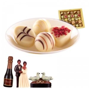 Pralinenhochzeit *mit Schokofigur*