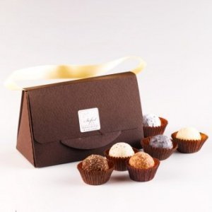 Pralinenpackung Handtasche 80g