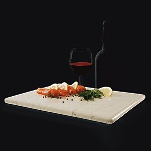 Premium Servierplatte aus Marmor, 36 x 3