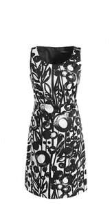 Print Baumwoll Kleid