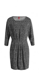 Print Etui-Kleid aus Viskose