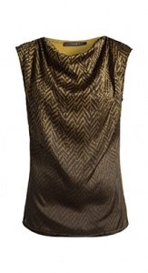 Print Satin/Jersey Shirt