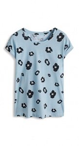 Print-Shirt aus Baumwoll-Mix