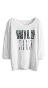 Print-Shirt aus Slub-Jersey