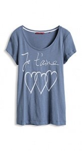 Print T-Shirt aus 100% Baumwolle