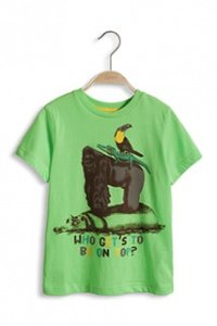 Print T-Shirt aus Baumwoll-Jersey