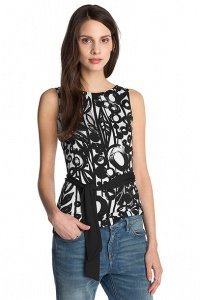 Print Viskose Jersey Shirt