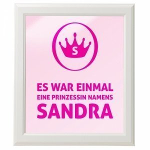 Prinzessin - Kinderzimmer Wandbild perso