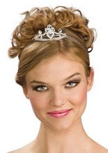 Prinzessin Mini-Tiara silber