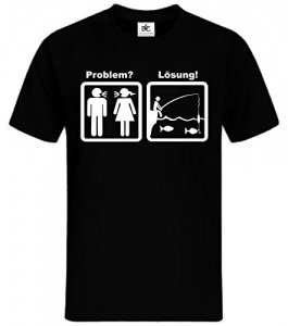 Problem Lösung Angeln T-Shirt