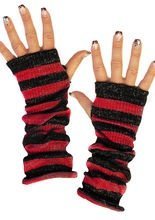 Protective Sleeves striped black-red