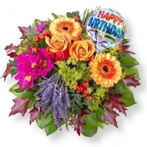 Provence und Miniballon Happy Birthday