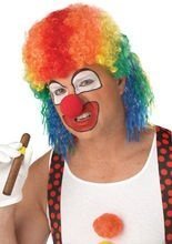 Psycho Clown Halloween Vokuhila Perücke 