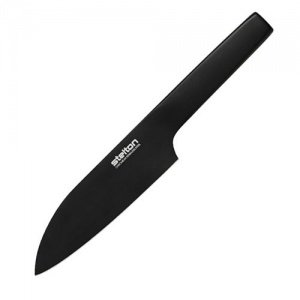 PURE BLACK Kochmesser SANTOKU