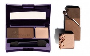 Puder-Lidschatten Trio matt - Brun ambré