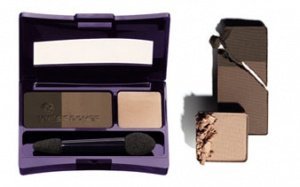 Puder-Lidschatten Trio matt - Taupe fumé