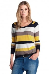 Pulli aus Polyester/Viskose