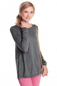 Pulli aus Strick + Stoff