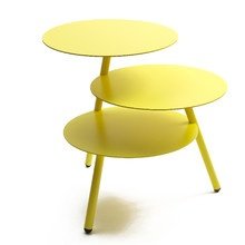 Pulpo - Trio Beistelltisch, schwefelgelb