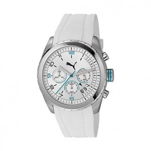 Puma Herrenuhr Cycle White Turquoise PU1