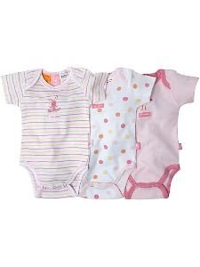 Pumpkin Patch Bodies Kurzarm 3er Pack Pi