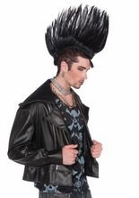 Punk Iro-Perücke Haarteil schwarz