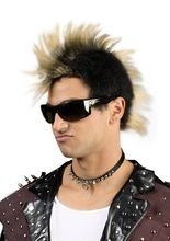 Punker Perücke blond