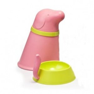 Pupp Hunde Futterbehälter und Napf pink 